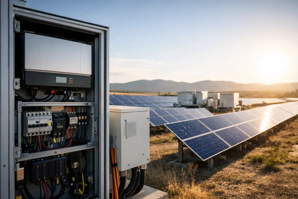 Controlador exportação zero para usinas solares
