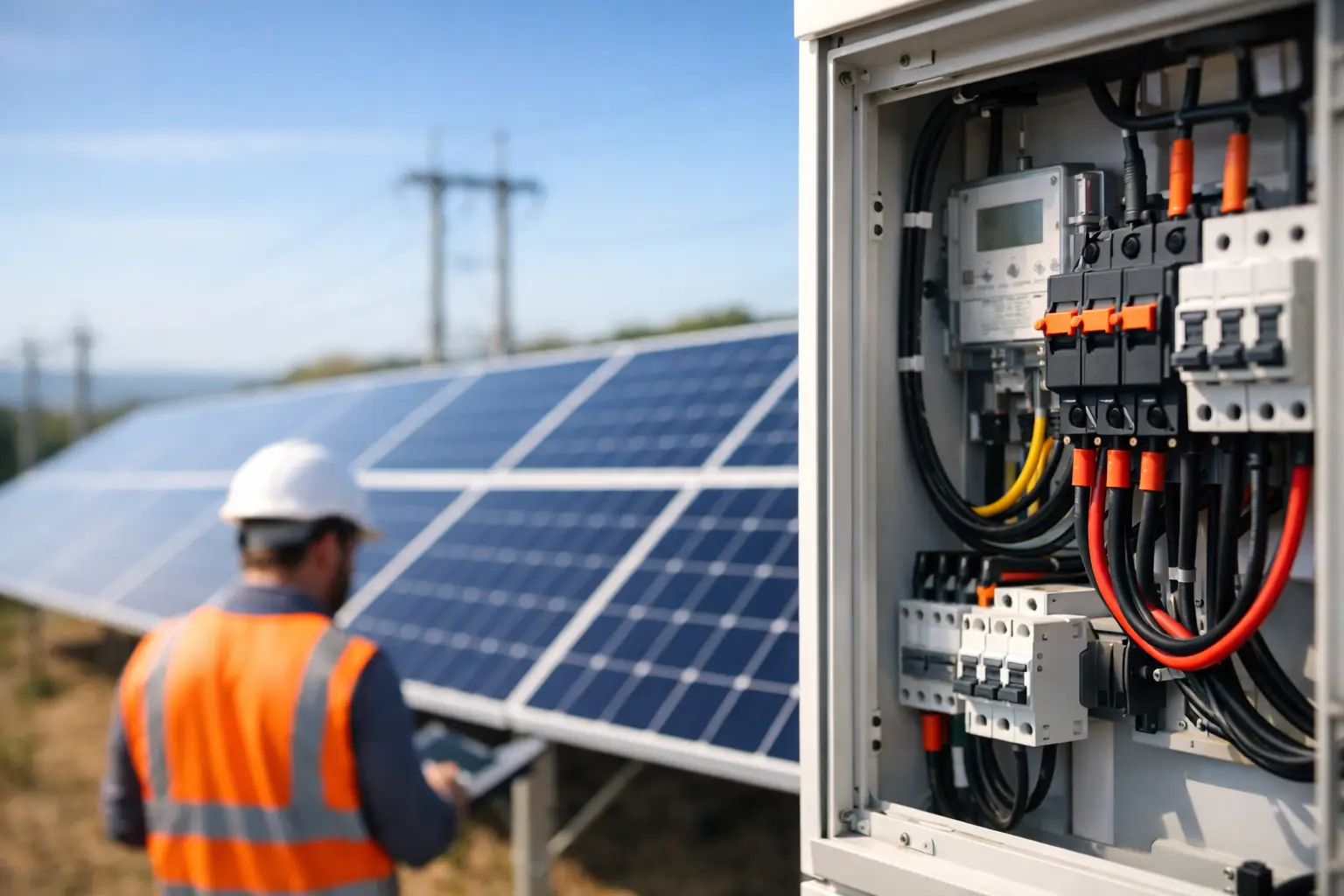 Requisitos de conexão solar em baixa tensão
