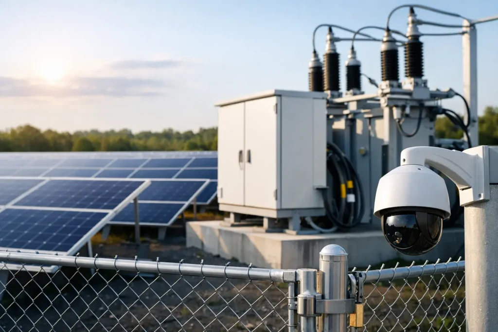 Usina solar acima de 75 kW e conexão segura