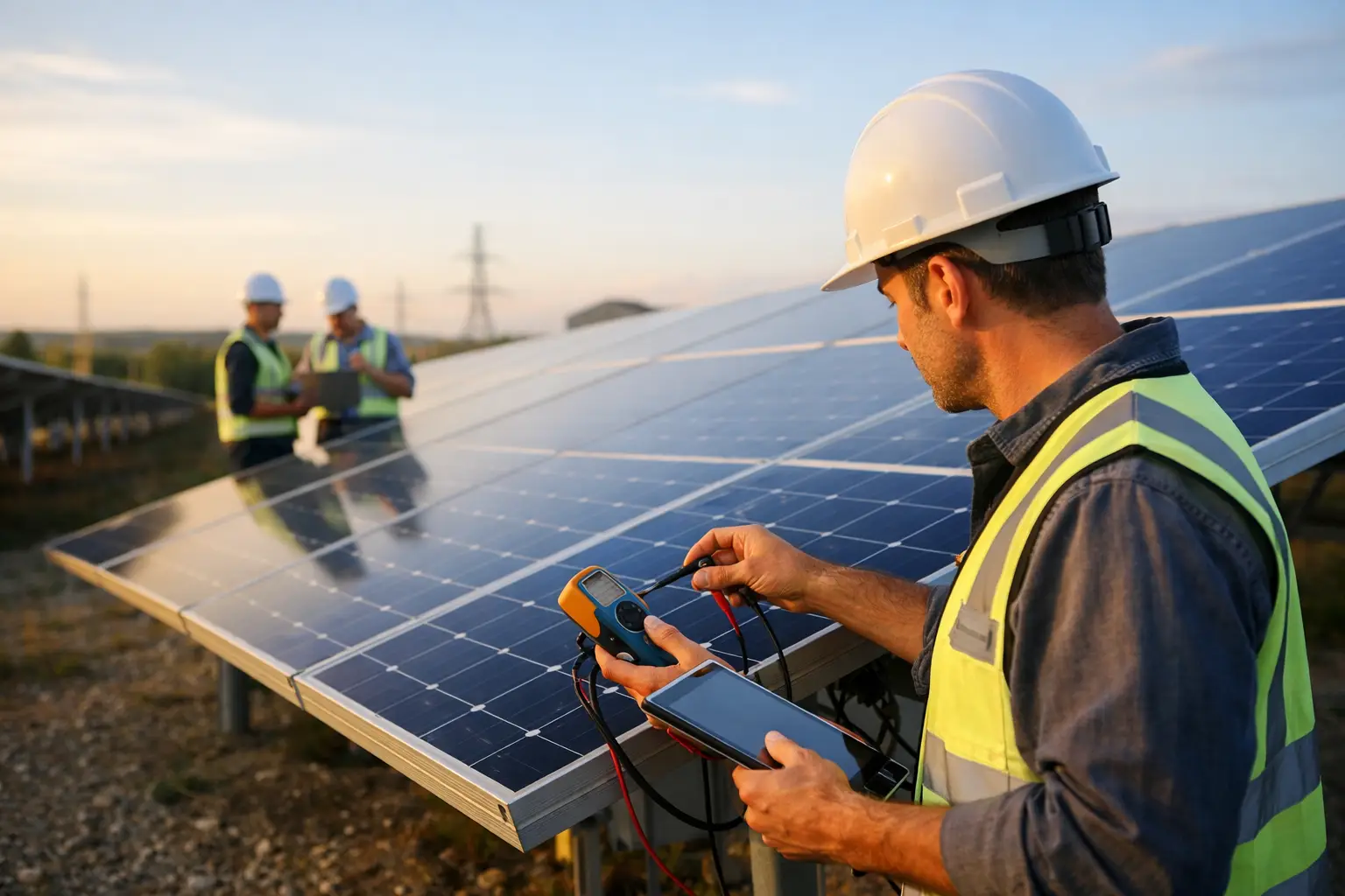 Comissionamento de usina solar sem retrabalho